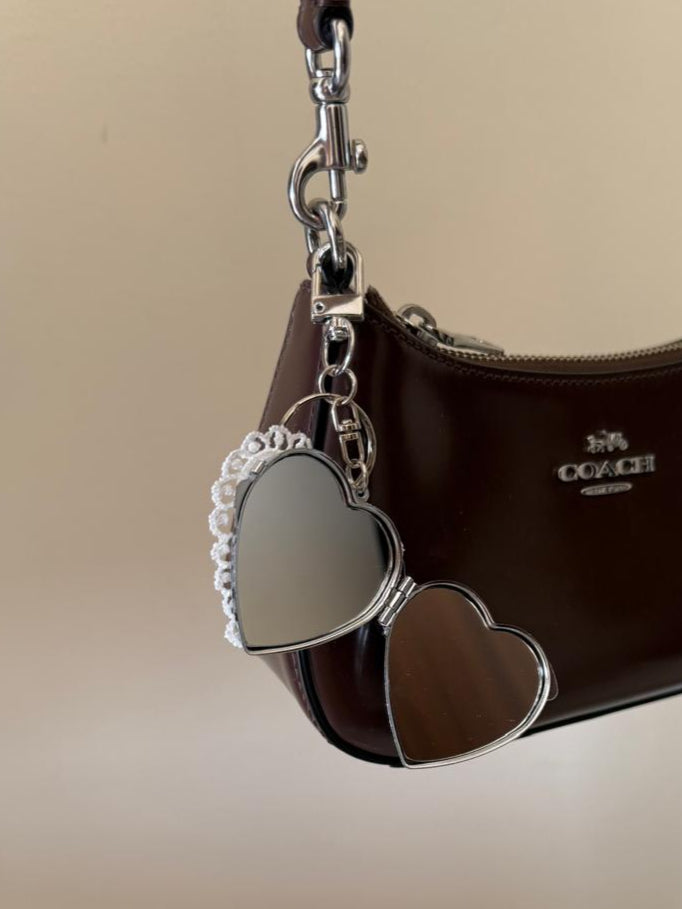 Heart Mirror Charm